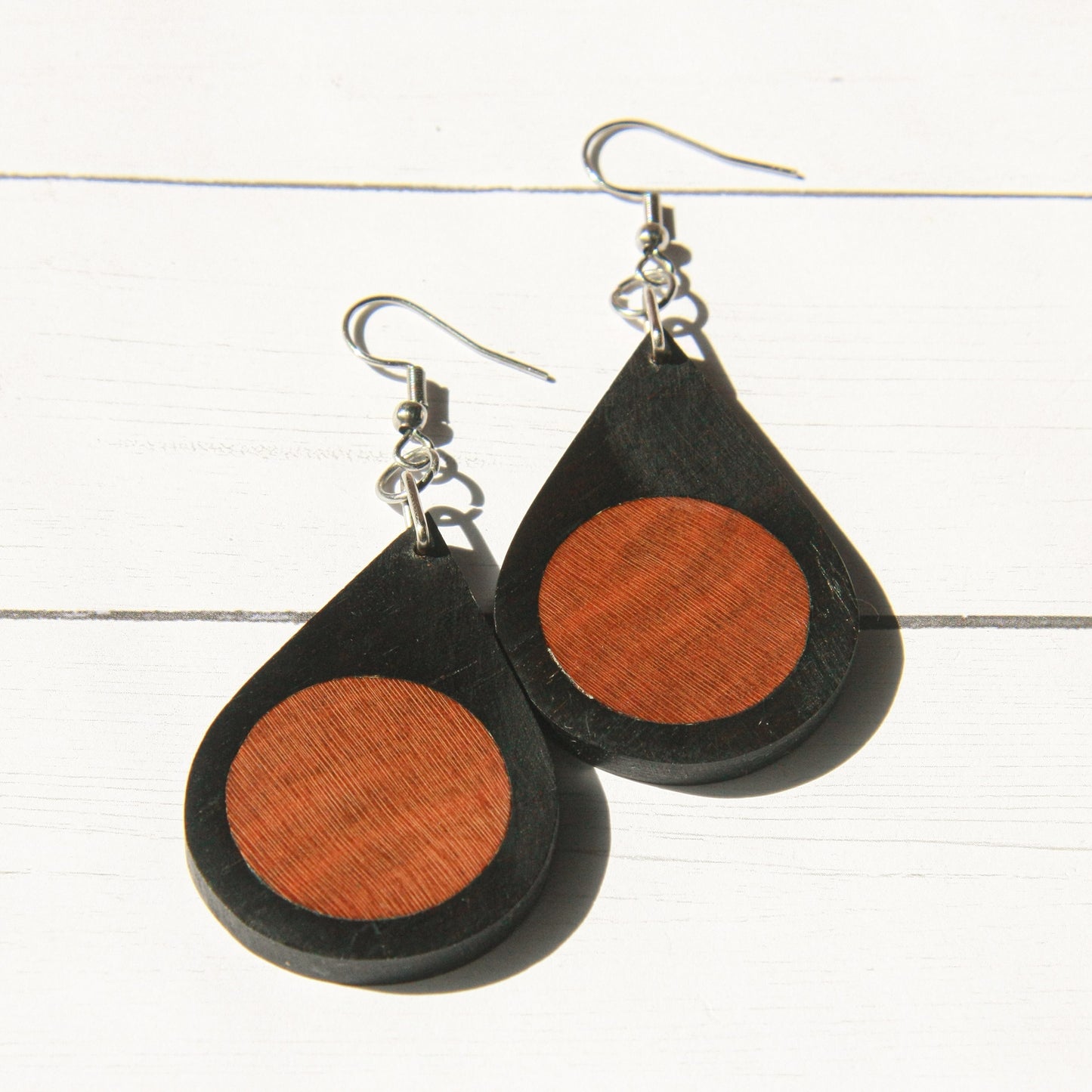 Ebony & Redwood Earrings