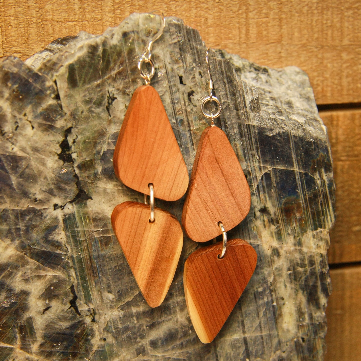Cedar wood Earrings