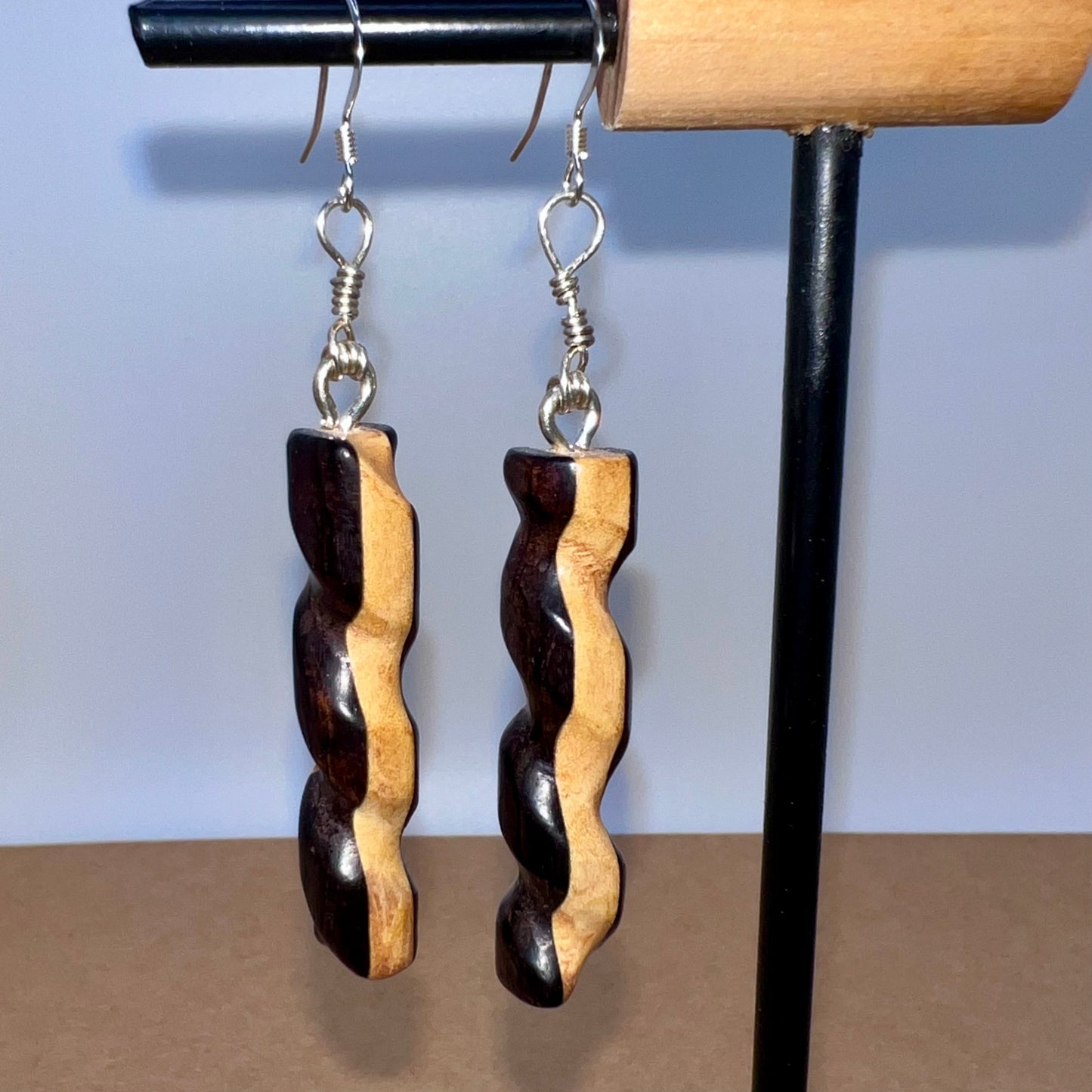 Ironwood & Olivewood Wood Earrings