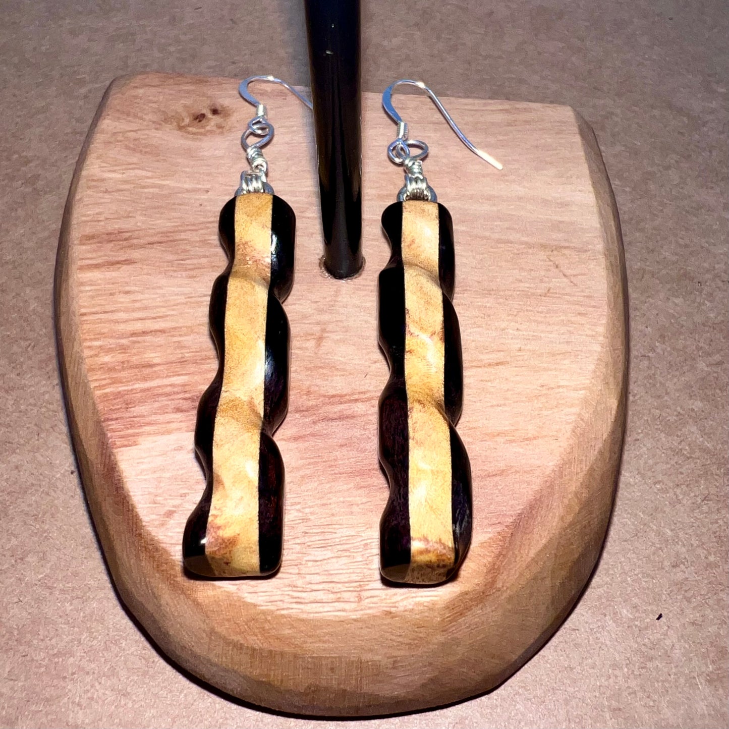 Ironwood & Olivewood Wood Earrings