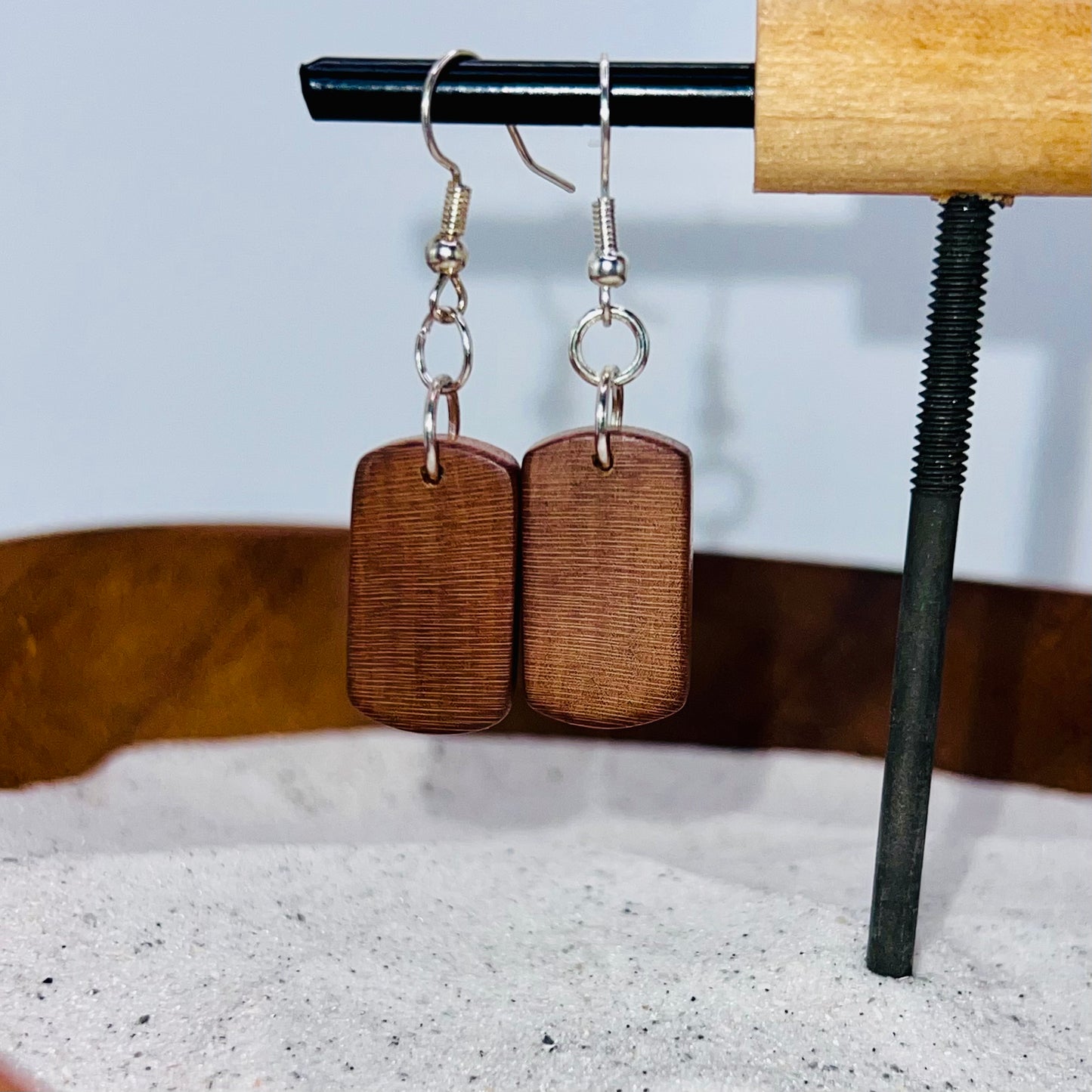 Redwood Wood Earrings