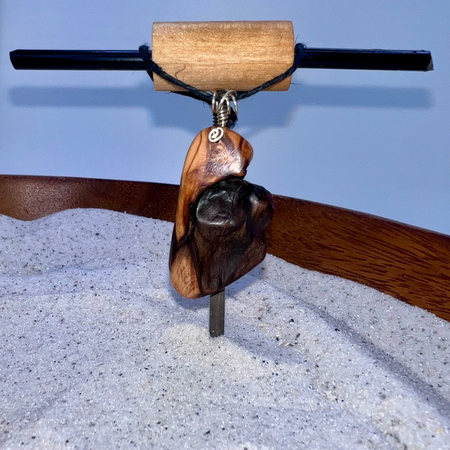 Olive Wood (Burl) Wood Pendant