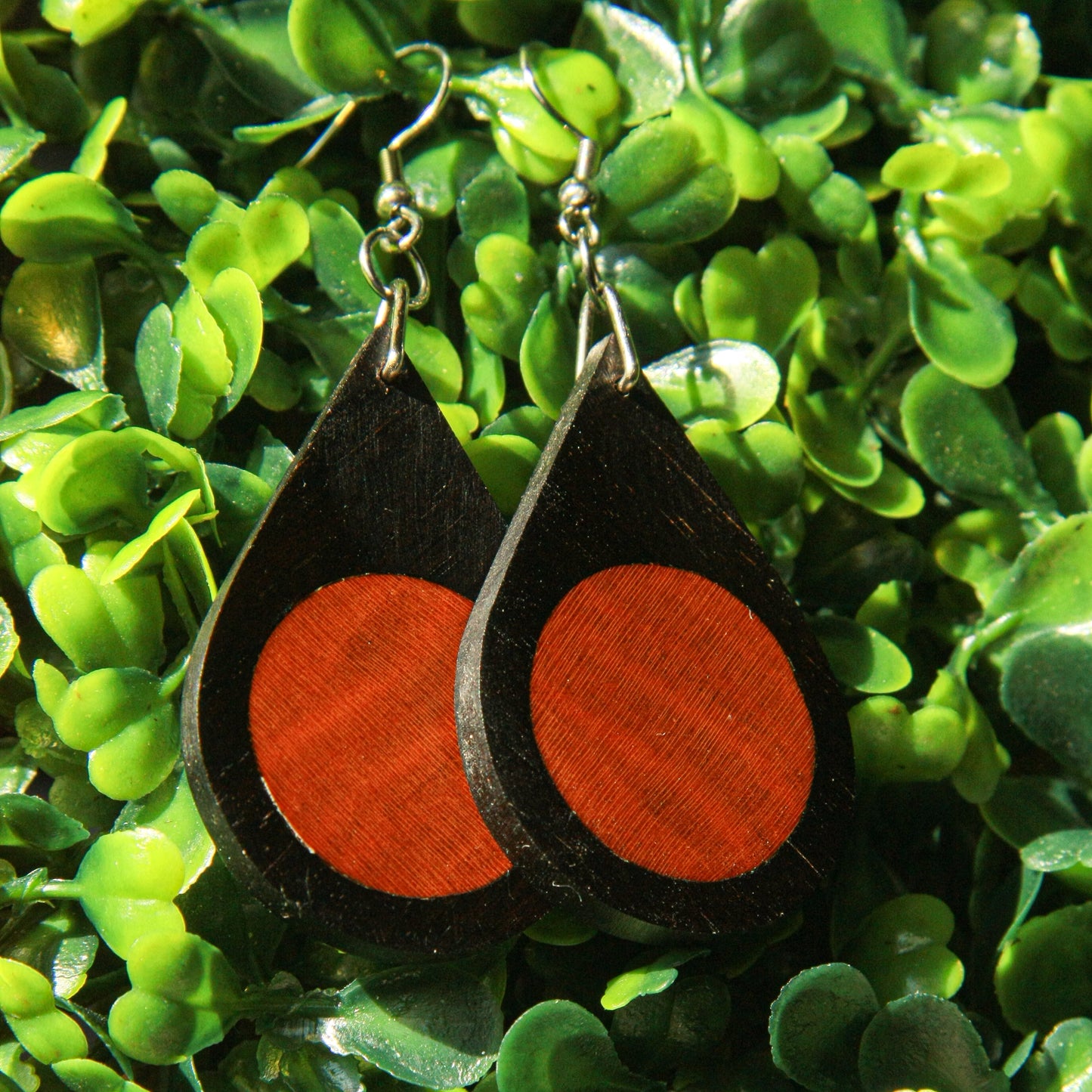 Ebony & Redwood Earrings
