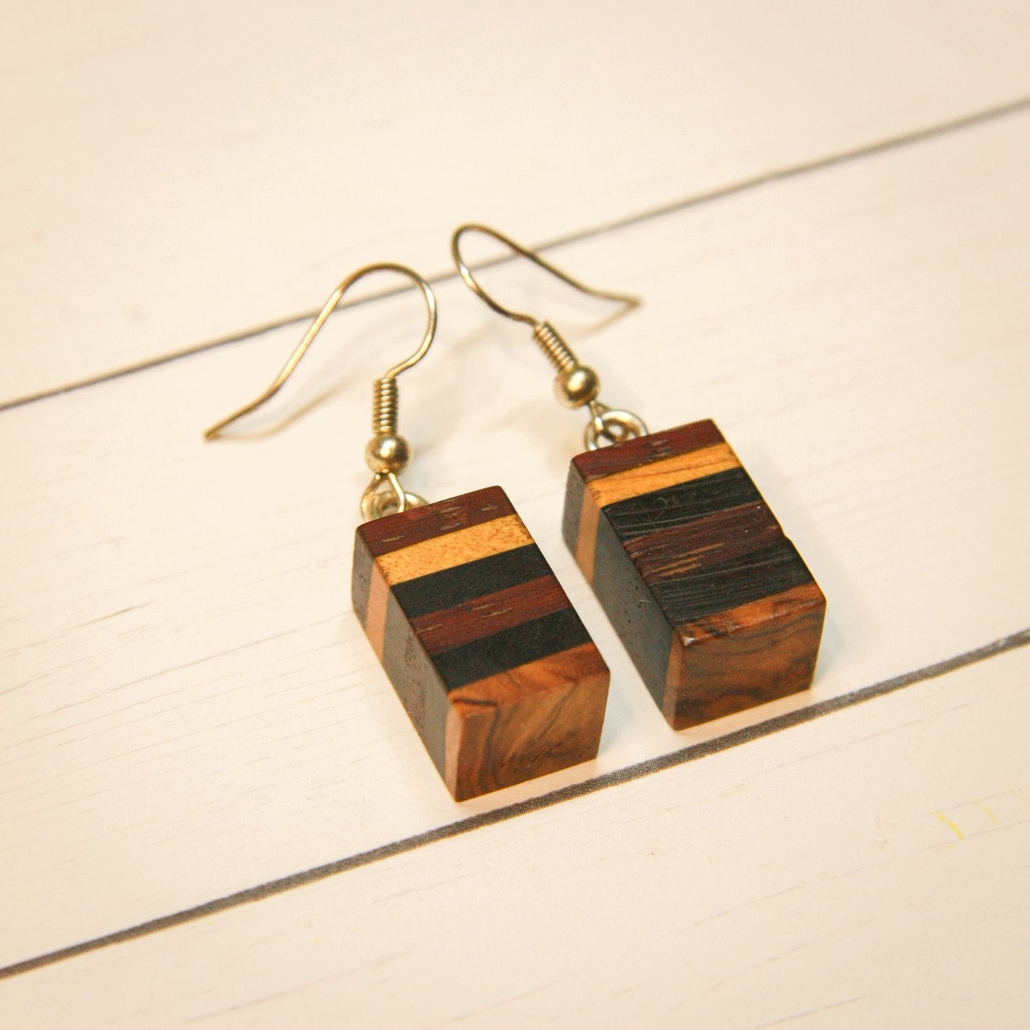Padauk, YellowHeart, Ebony, PurpleHeart, Olivewood