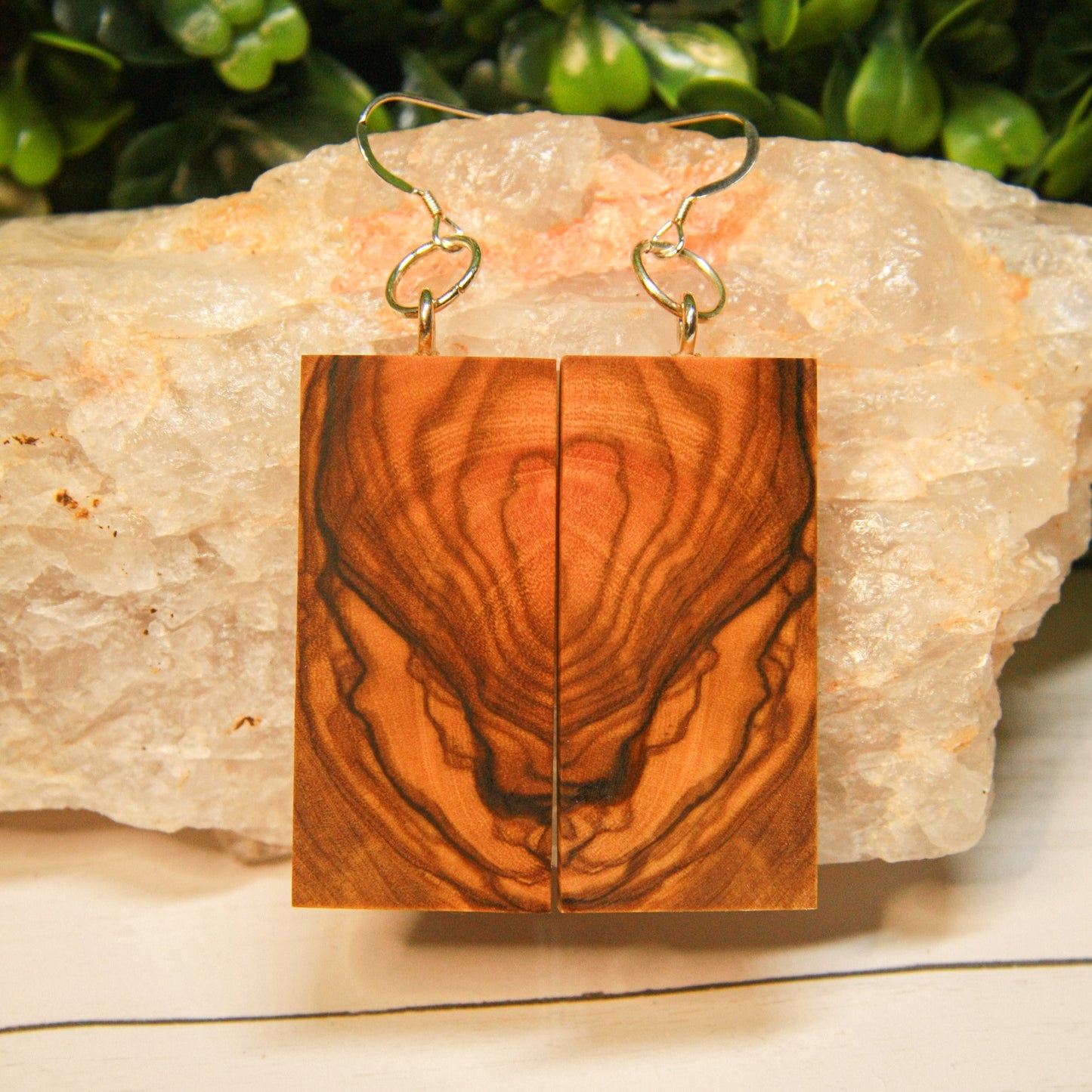 Olive Wood Earrings