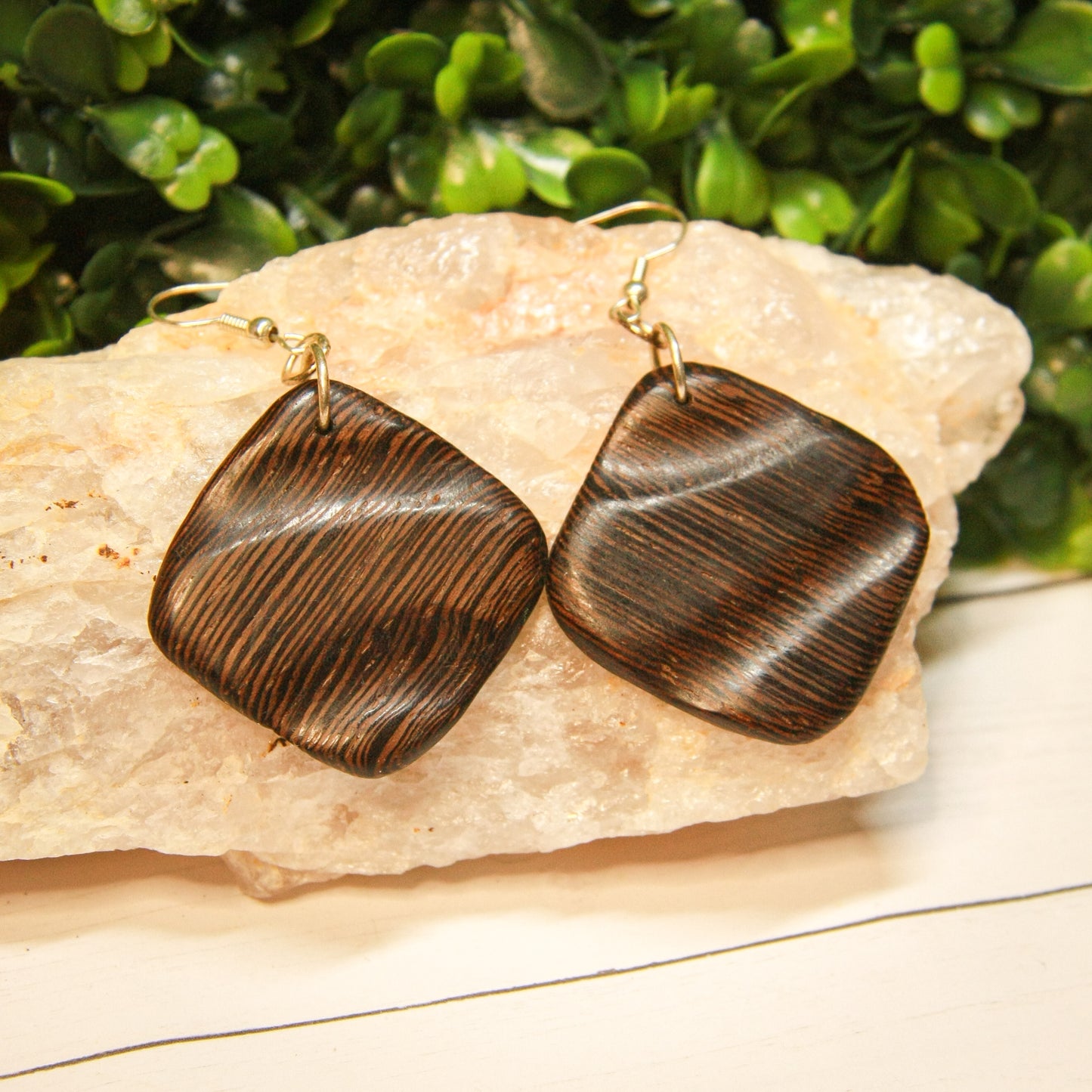 Wenge Wood Earrings
