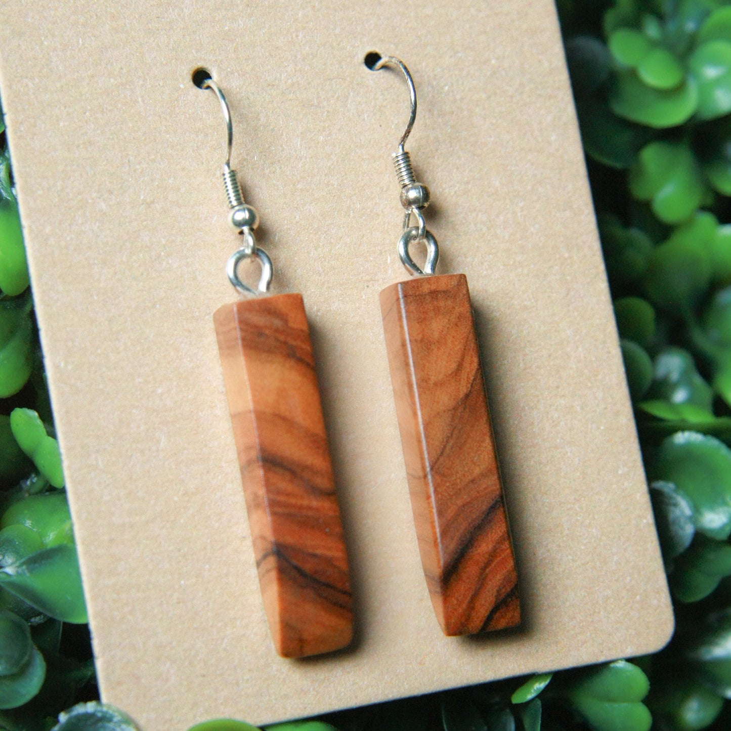 Olive Wood Earrings