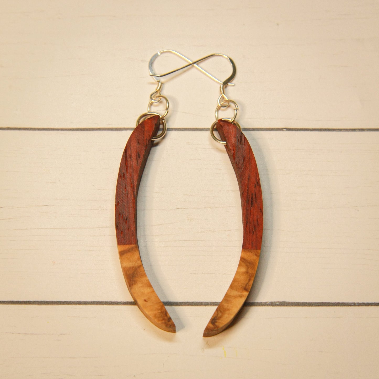 Padauk & Olivewood Earrings