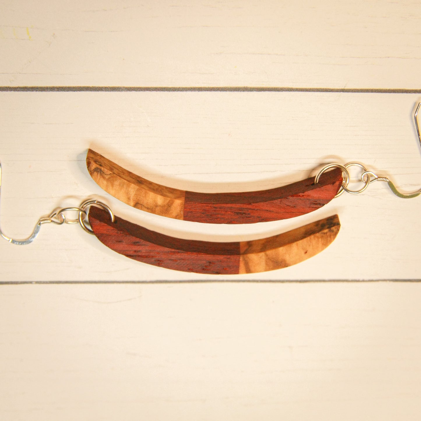 Padauk & Olivewood Earrings