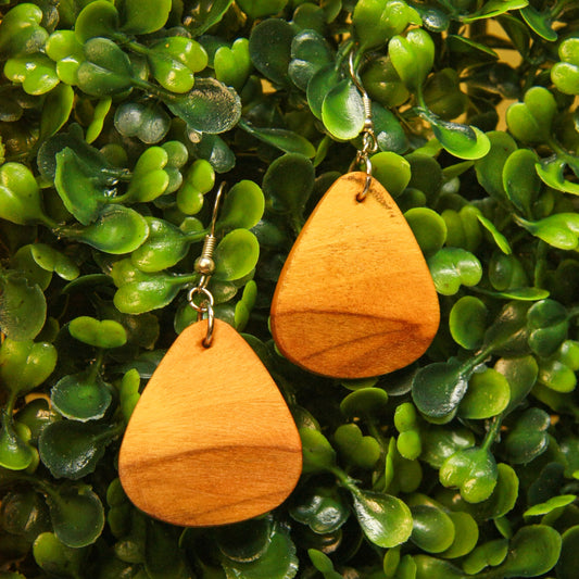 Yellow Heart Earrings