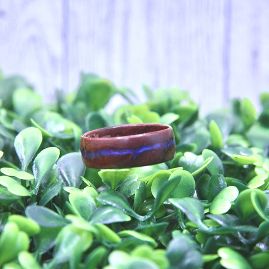 Hickory w/Lapis Wood Ring