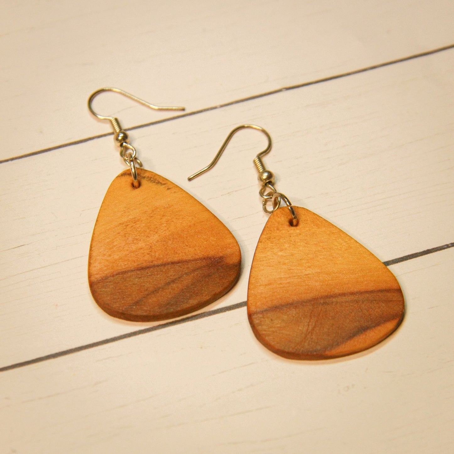 Yellow Heart Earrings