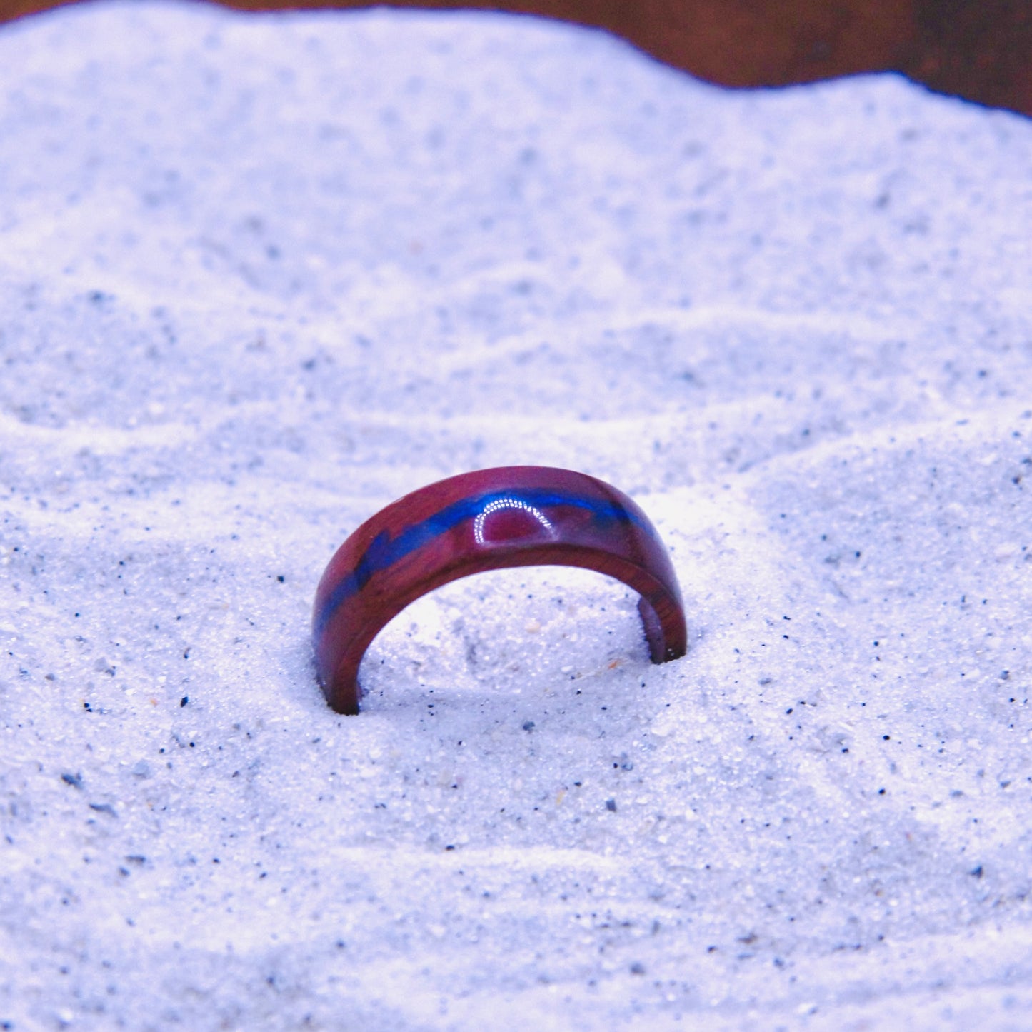 Hickory w/Lapis Wood Ring