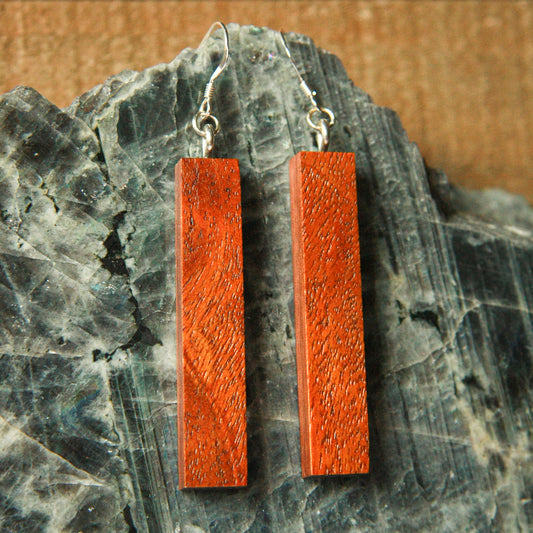 1890 Walnut & Birds Eye Maple Earrings