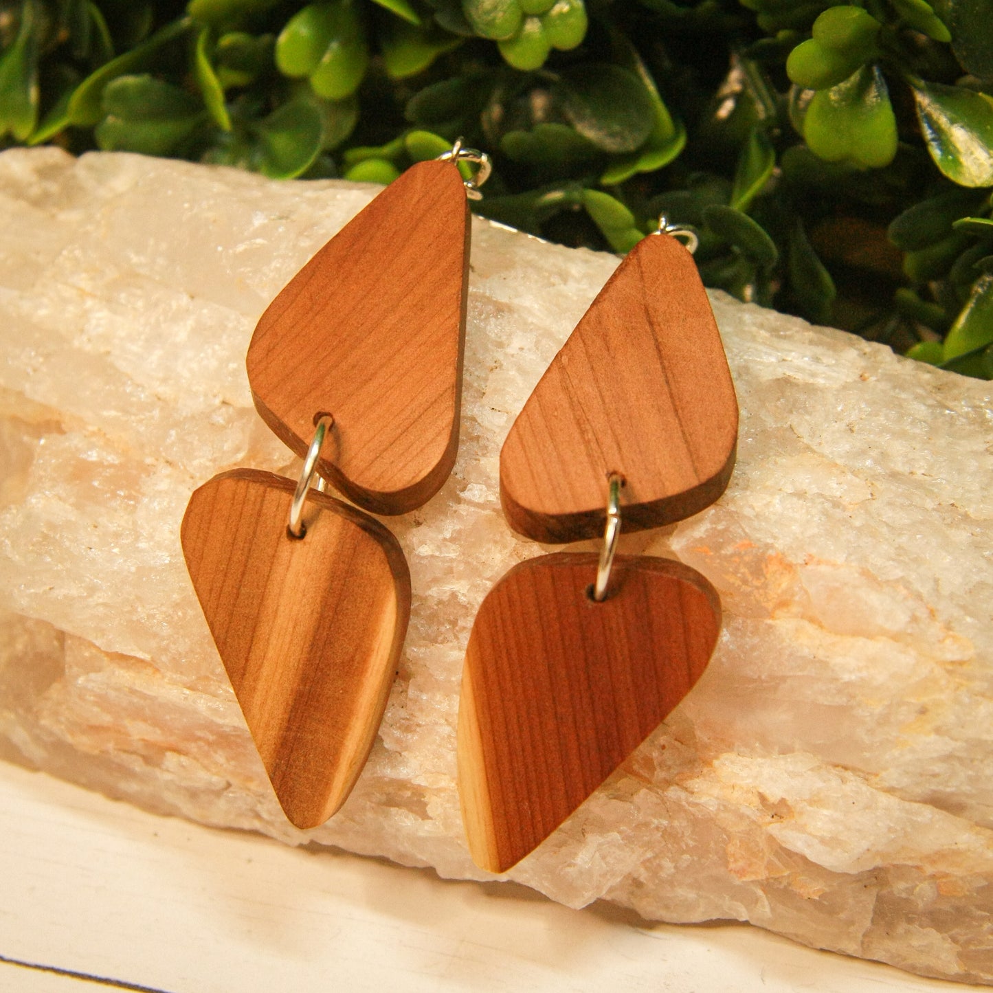 Cedar wood Earrings
