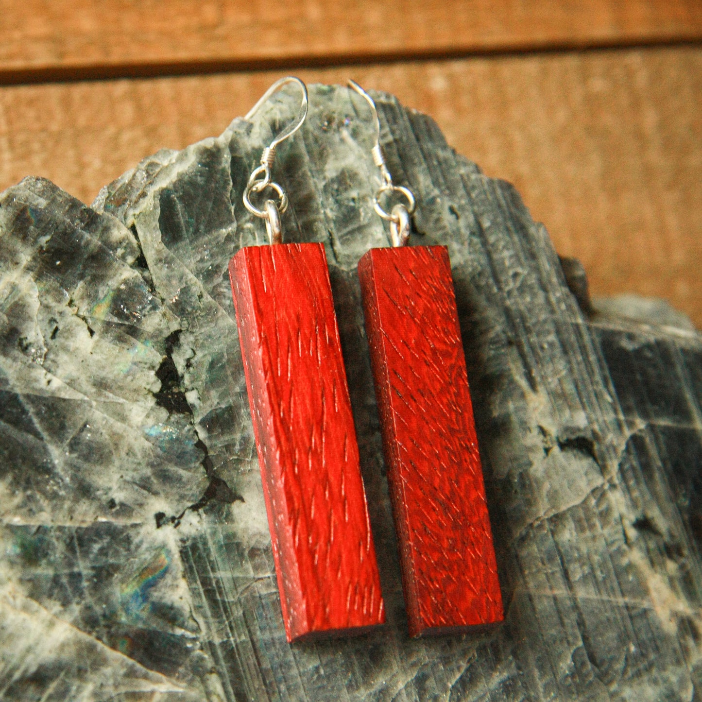 Padauk Wood Earrings