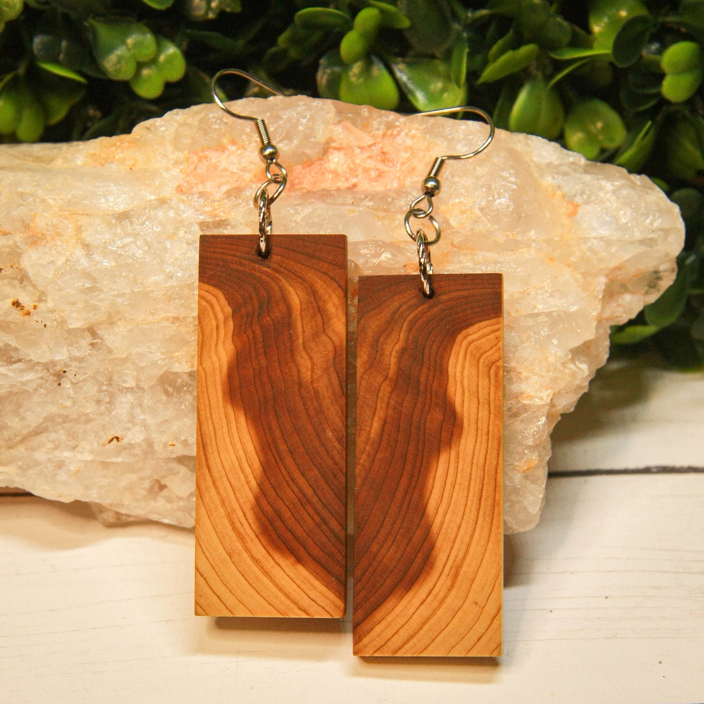 Cedar Wood Earrings
