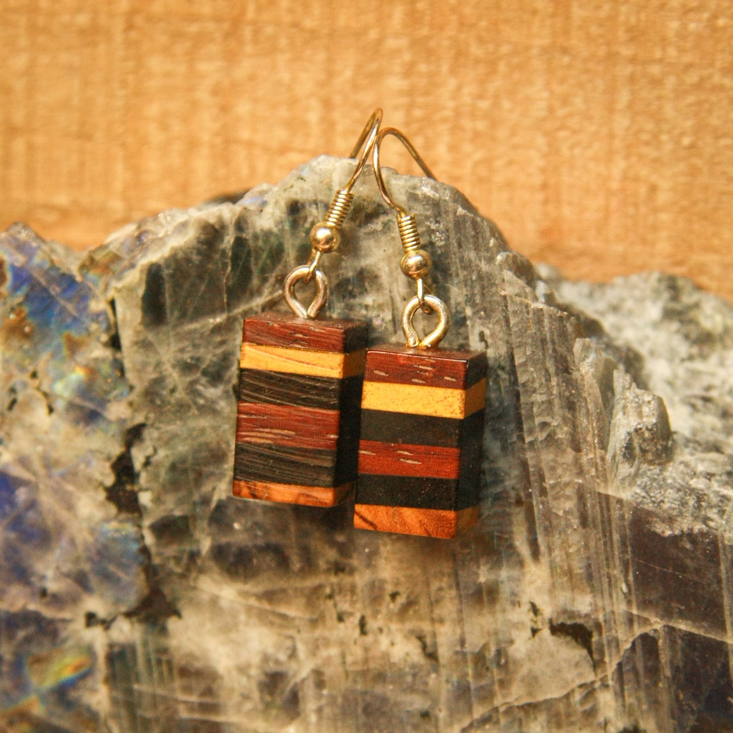 Padauk, YellowHeart, Ebony, PurpleHeart, Olivewood