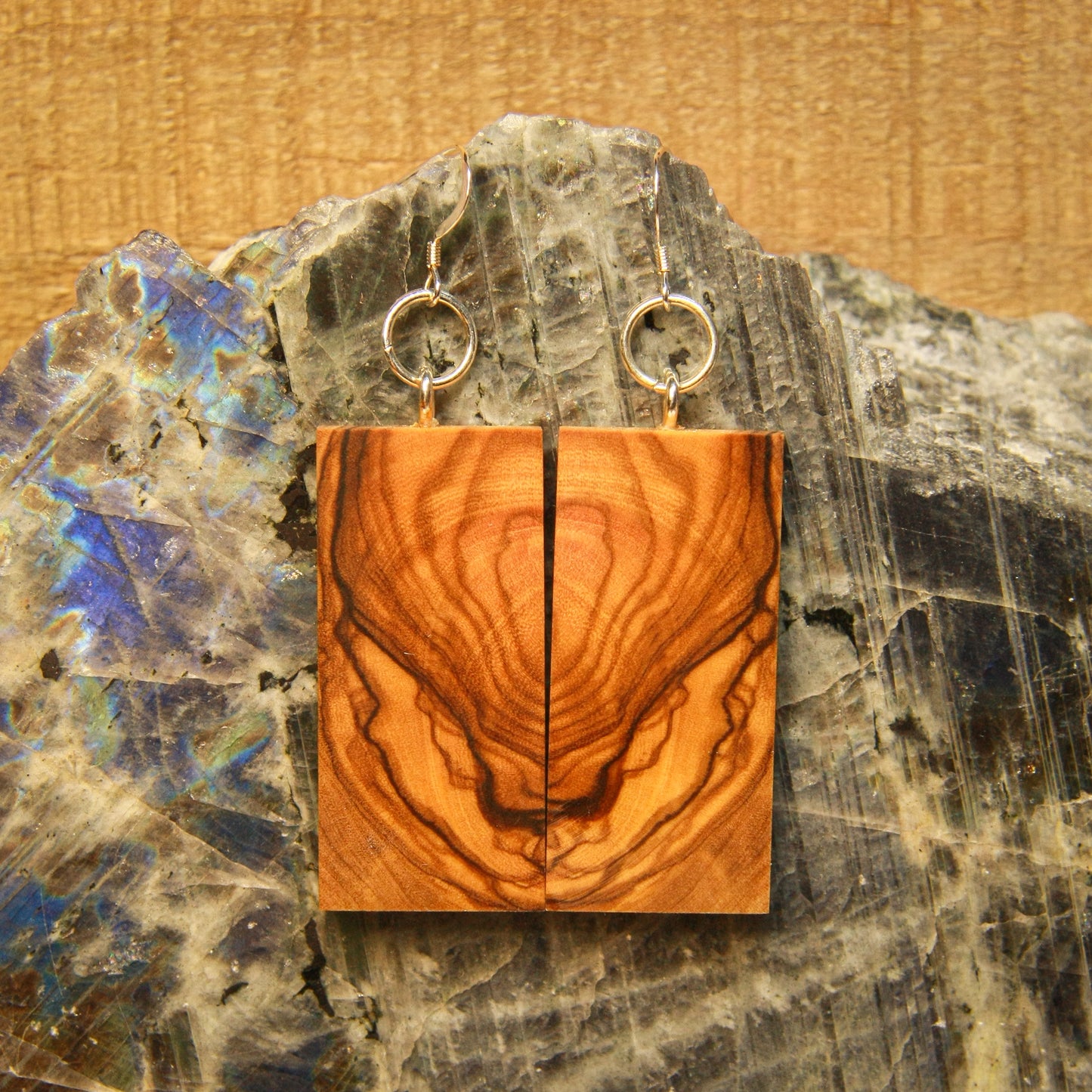 Olive Wood Earrings