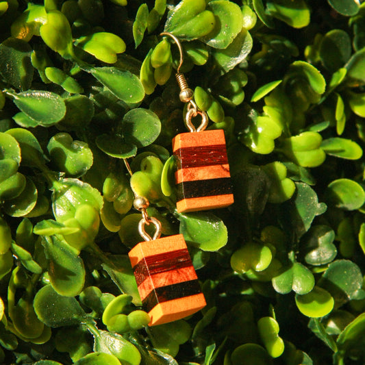 5-Stripe Yellow Heart, Padauk, Olive Wood,Ebony