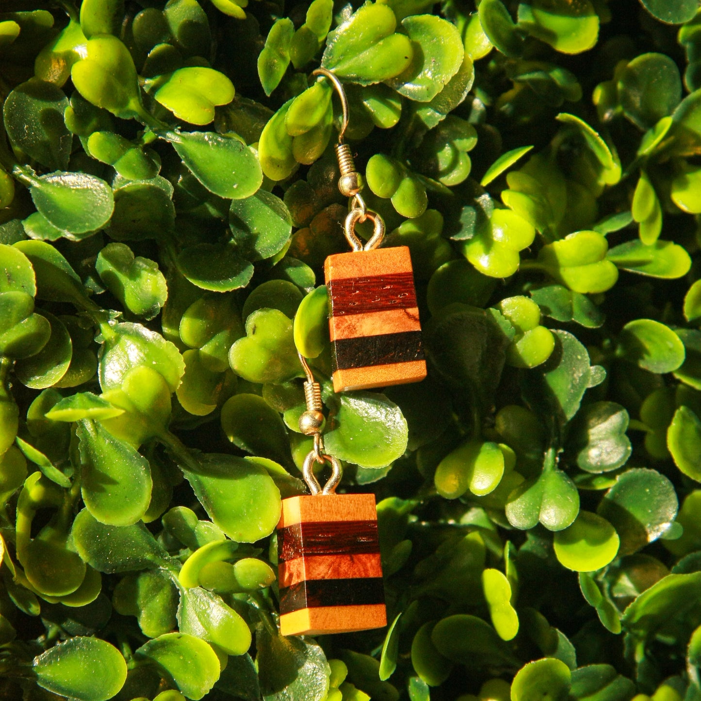 5-Stripe Yellow Heart, Padauk, Olive Wood,Ebony