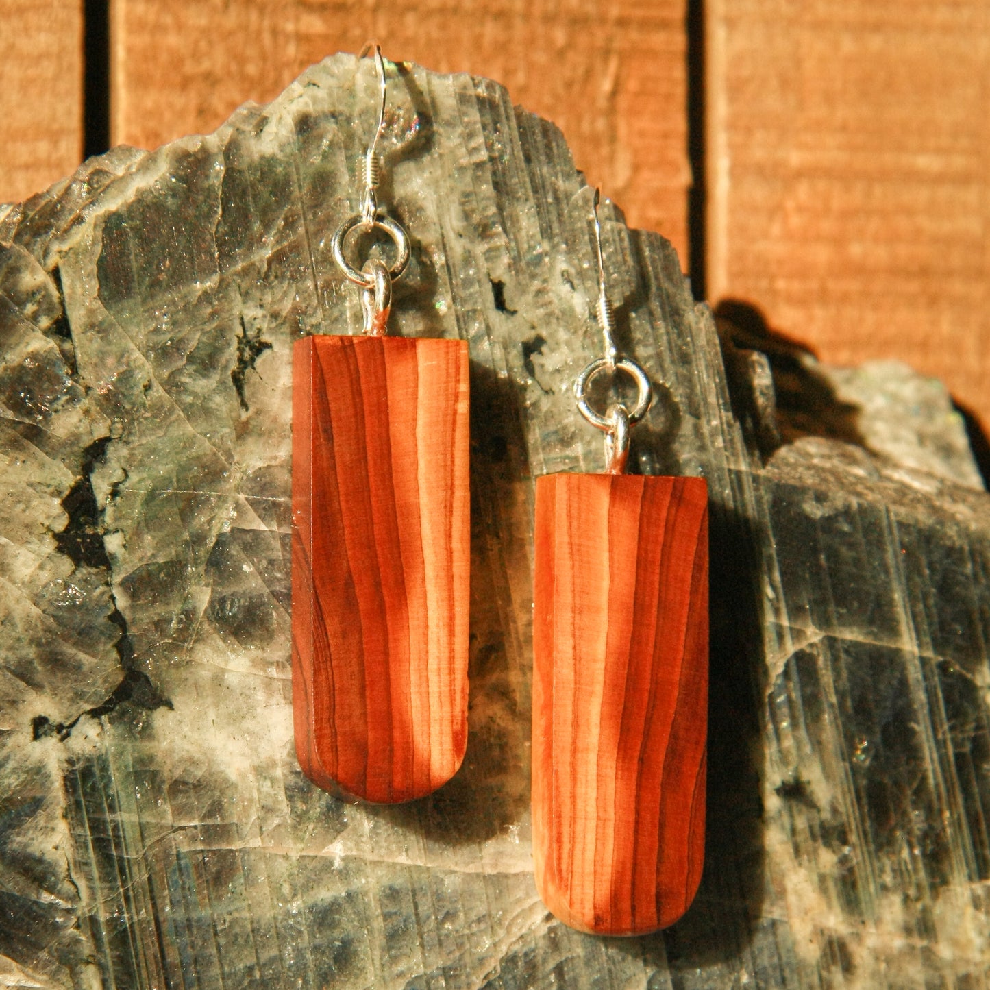 Cedar Wood Earrings