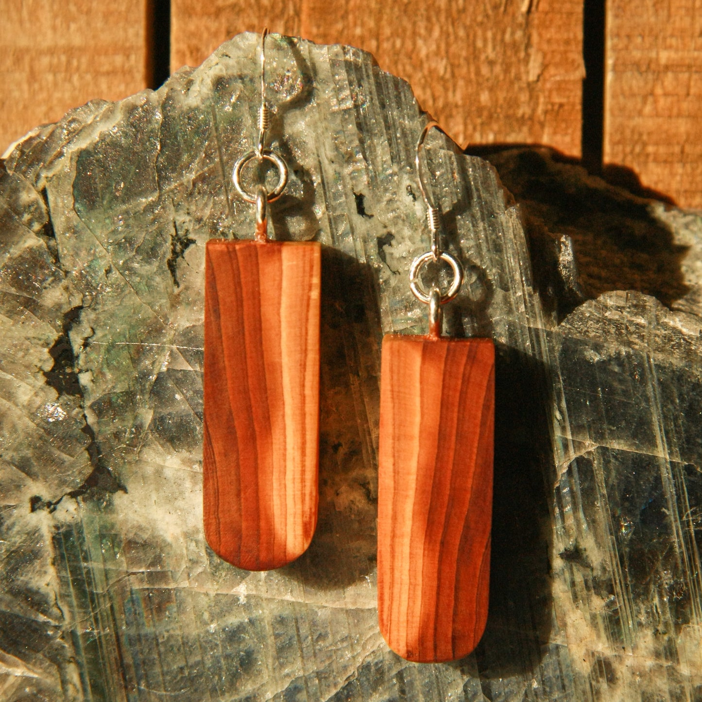 Cedar Wood Earrings