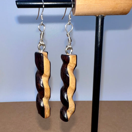 Ironwood & Olivewood Wood Earrings