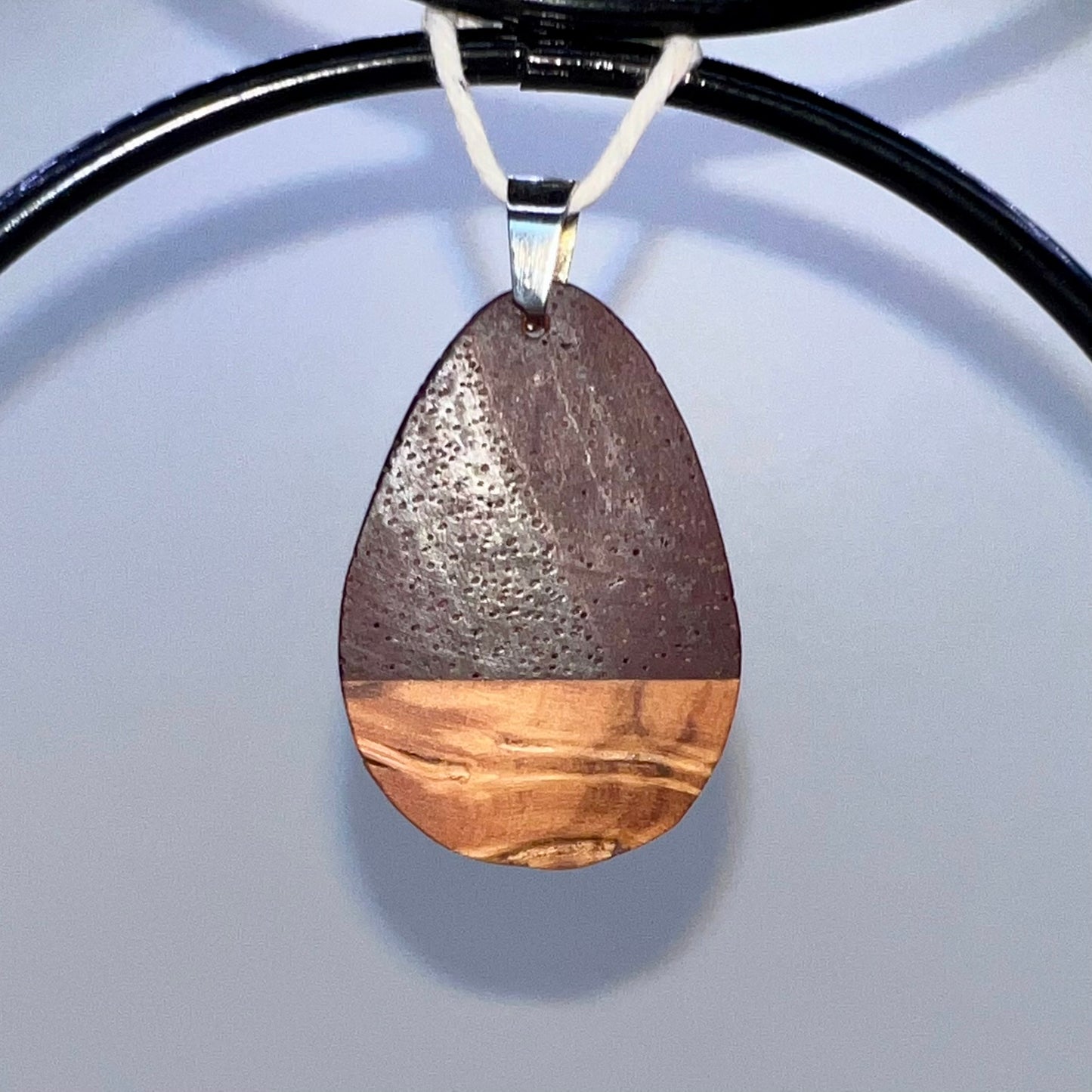 Padauk & Olive Wood Pendant