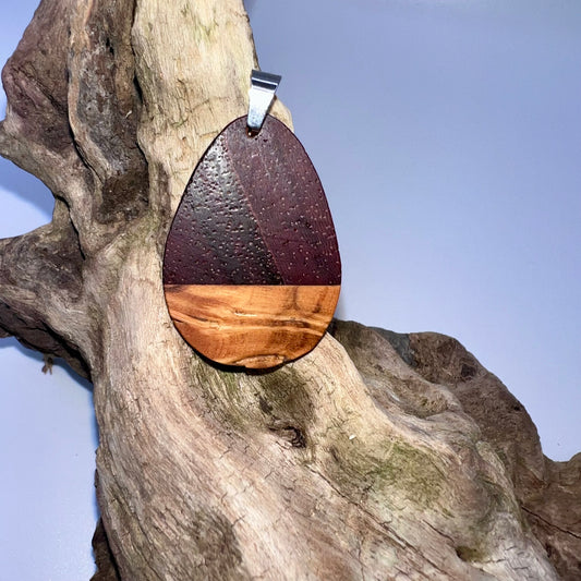 Padauk & Olive Wood Pendant
