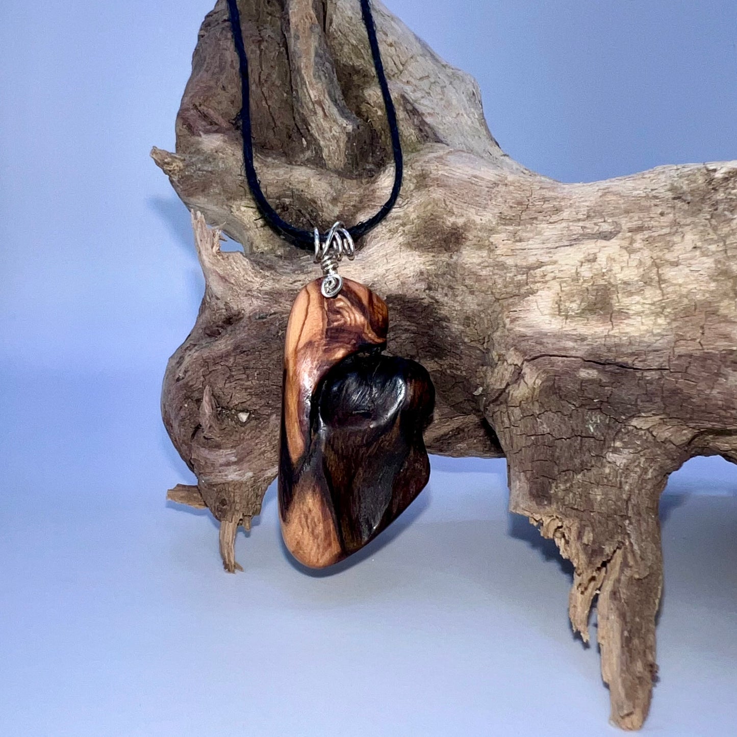 Olive Wood (Burl) Wood Pendant